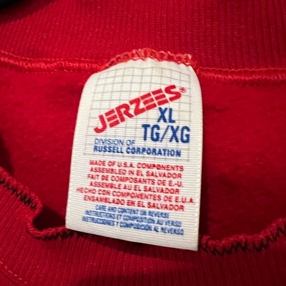 Vintage Jerzees Handcrafted BINGO night Sweatshirt / XLarge - Picture 7 of 10